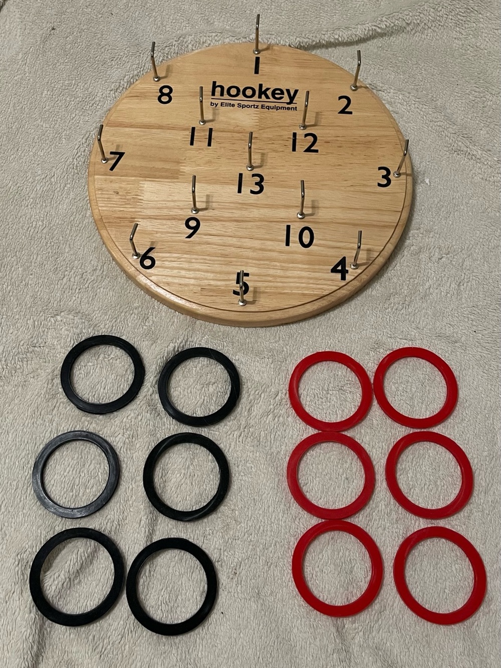 Ring Toss by I Hookey 20” Wall Game In Wood